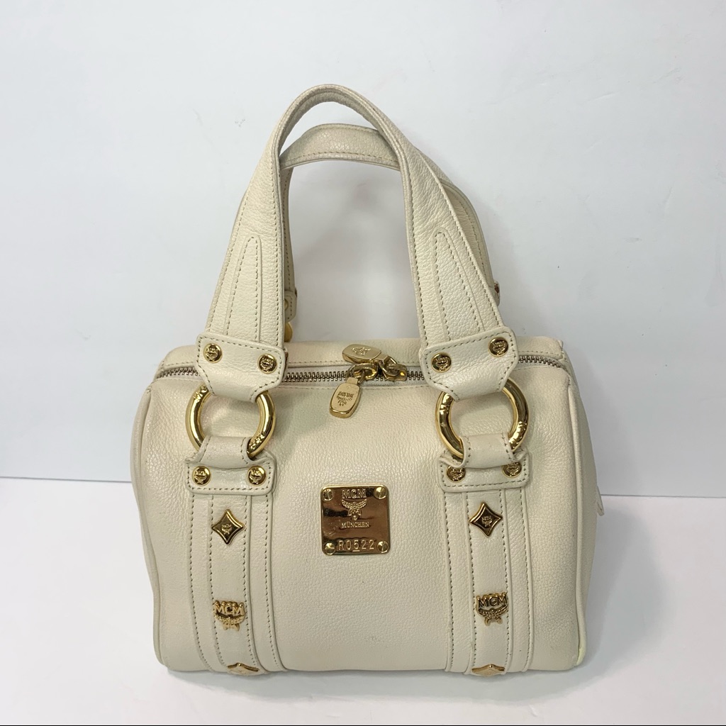 Mcm Small Boston Bag